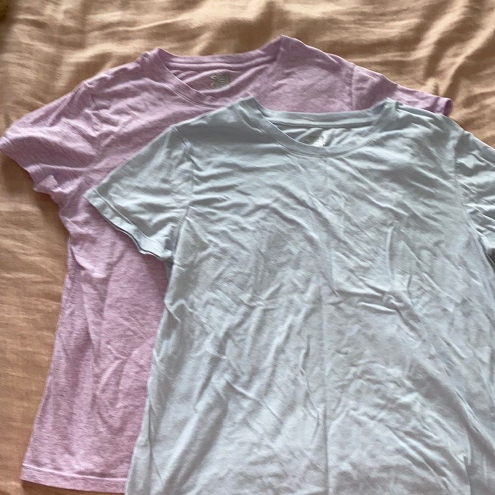 2 cotton workout tops